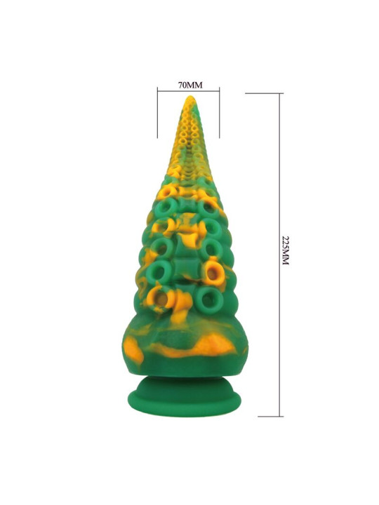 POWER MONSTERS - ABYSSAL COLOSSUS DILDO BICOLOR 22,5 CM Ø 6 CM