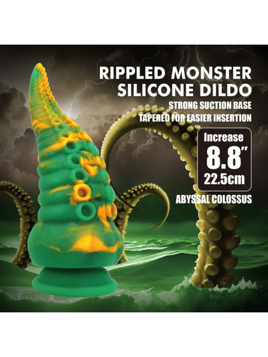POWER MONSTERS - ABYSSAL COLOSSUS DILDO BICOLOR 22,5 CM Ø 6 CM