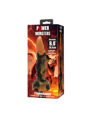 POWER MONSTERS - TYRANNOSAURUS DILDO BICOLOR 20,5 CM Ø 5 CM