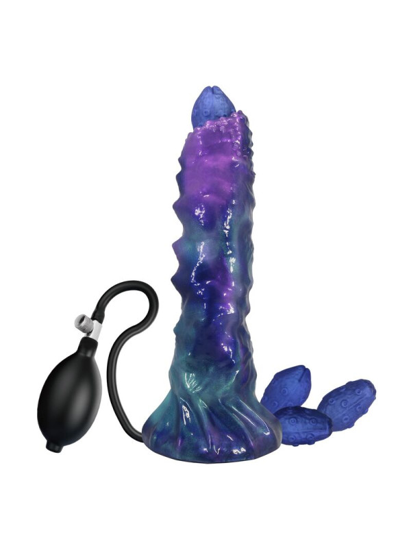 POWER MONSTERS - DUSKWALKER SENTINEL DILDO HINCHABLE FANTASÍA TRICOLOR 23 CM Ø 5 CM