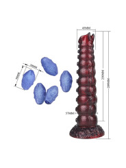 POWER MONSTERS - VOIDCLAW BRUTE DILDO HINCHABLE FANTASÍA BICOLOR 29 CM Ø 5,7 CM