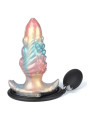 POWER MONSTERS - EBON LEVIATHAN PLUG ANAL HINCHABLE FANTASÍA TRICOLOR 18 CM