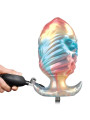 POWER MONSTERS - EBON LEVIATHAN PLUG ANAL HINCHABLE FANTASÍA TRICOLOR 18 CM