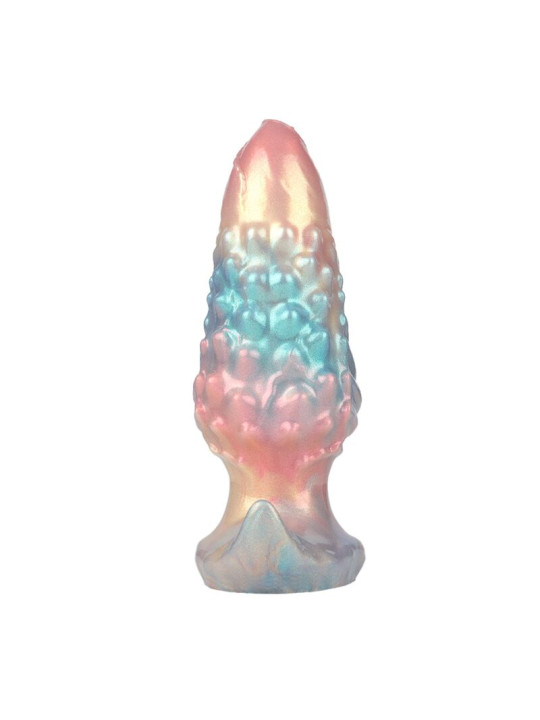 POWER MONSTERS - EBON LEVIATHAN PLUG ANAL HINCHABLE FANTASÍA TRICOLOR 18 CM