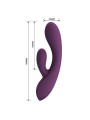 PRETTY LOVE - ROSOLYN VIBRADOR RABBIT RECARGABLE 10 FUNCIONES
