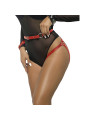 SUBBLIME - 953706 ESPOSAS CON CINTURÓN BONDAGE ROJO TALLA ÚNICA