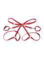 SUBBLIME - 953706 ESPOSAS CON CINTURÓN BONDAGE ROJO TALLA ÚNICA