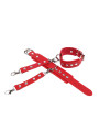 SUBBLIME - 953706 ESPOSAS CON CINTURÓN BONDAGE ROJO TALLA ÚNICA