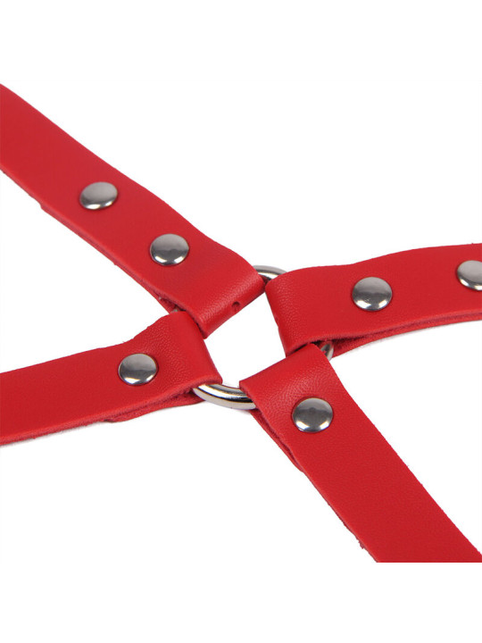 SUBBLIME - 953706 ESPOSAS CON CINTURÓN BONDAGE ROJO TALLA ÚNICA