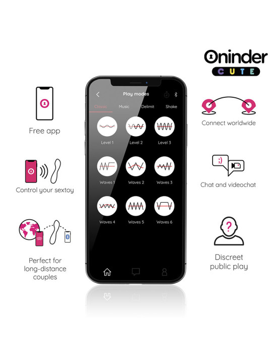ONINDER CUTE - LOVE BUDDY MASTER VIBRADOR PUNTO G - APP MUNDIAL GRATUITA
