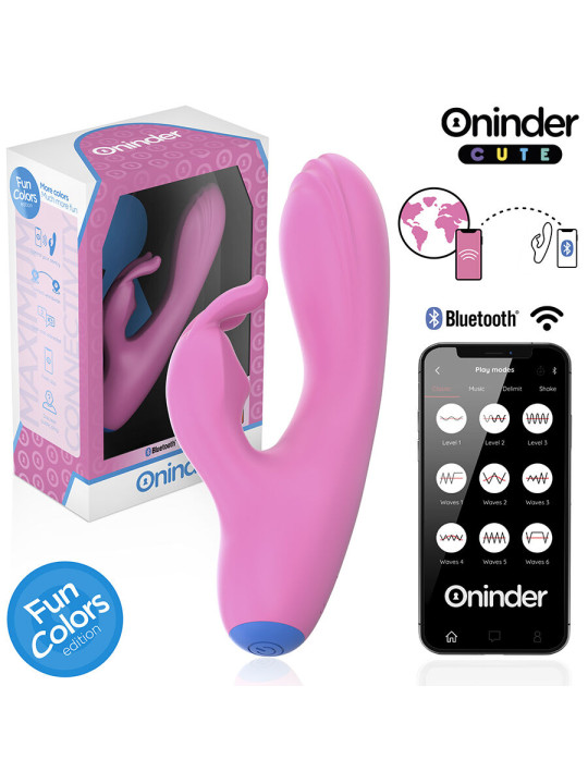 ONINDER CUTE - LOVE BUNNY VIBRADOR PUNTO G Y CLITORIS - APP MUNDIAL GRATUITA