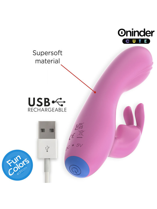 ONINDER CUTE - LOVE BUNNY VIBRADOR PUNTO G Y CLITORIS - APP MUNDIAL GRATUITA