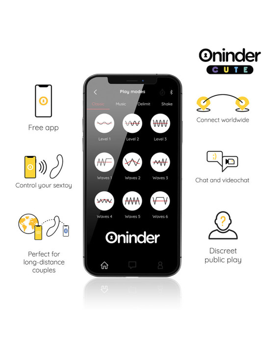 ONINDER CUTE - LOVE BUDDY MASTER VIBRADOR PUNTO G - APP MUNDIAL GRATUITA