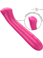 INTENSE - PATY VIBRADOR 19 CM FLEXIBLE 10 VIBRACIONES MODELO 2 ROSA