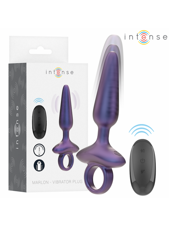 INTENSE - MARLON PLUG ANAL VIBRADOR MODELO 4 CONTROL REMOTO