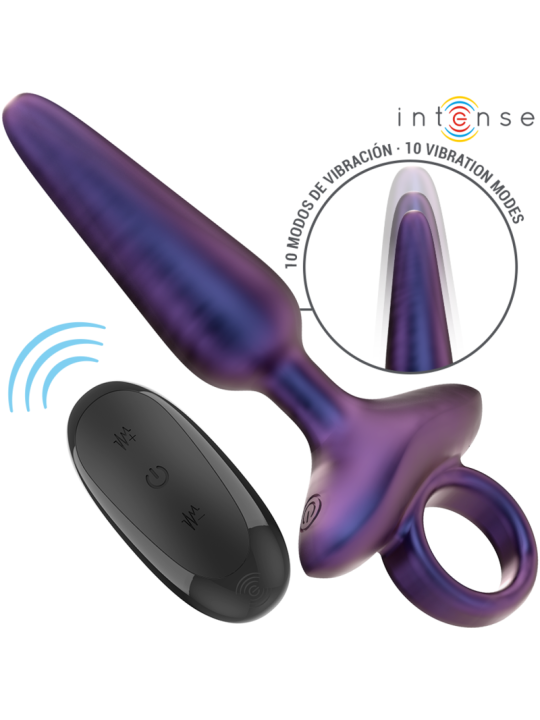 INTENSE - MARLON PLUG ANAL VIBRADOR MODELO 4 CONTROL REMOTO