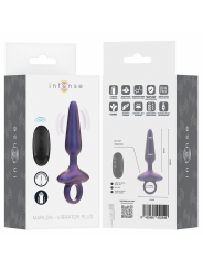 INTENSE - MARLON PLUG ANAL VIBRADOR MODELO 4 CONTROL REMOTO