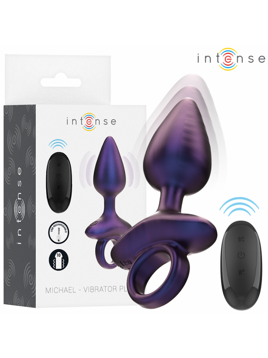 INTENSE - MICHAEL PLUG ANAL VIBRADOR MODELO 2 CONTROL REMOTO