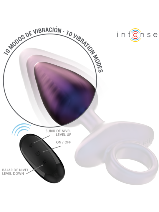 INTENSE - MICHAEL PLUG ANAL VIBRADOR MODELO 2 CONTROL REMOTO