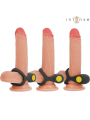INTENSE - ALEX ANILLO DOBLE VIBRADOR PENE 10 VIBRACIONES NEGRO
