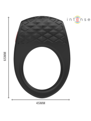 INTENSE - CLOVER ANILLO VIBRADOR PENE 10 VIBRACIONES NEGRO