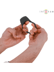 INTENSE - CLOVER ANILLO VIBRADOR PENE 10 VIBRACIONES NEGRO