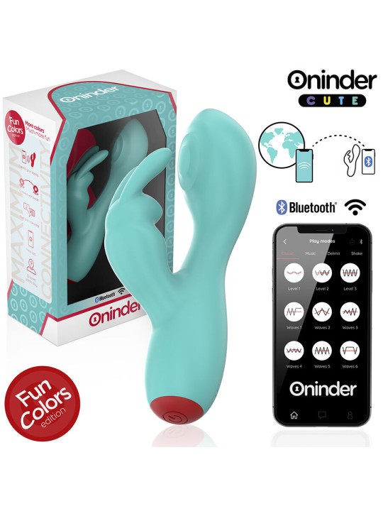 ONINDER CUTE - LOVE BUNNY VIBRADOR PUNTO G Y CLÍTORIS - APP MUNDIAL GRATUITA
