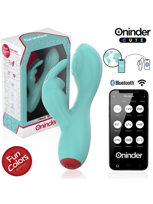 ONINDER CUTE - LOVE BUNNY VIBRADOR PUNTO G Y CLÍTORIS - APP MUNDIAL GRATUITA