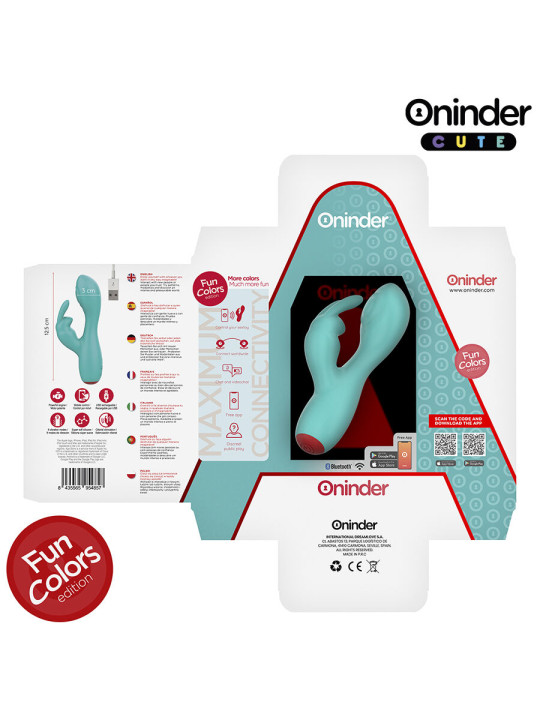 ONINDER CUTE - LOVE BUNNY VIBRADOR PUNTO G Y CLÍTORIS - APP MUNDIAL GRATUITA