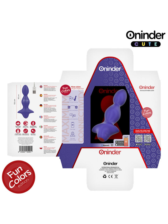 ONINDER CUTE - LOVE BUTT VIBRADOR PLUG ANAL DILATADOR - APP MUNDIAL GRATUITA