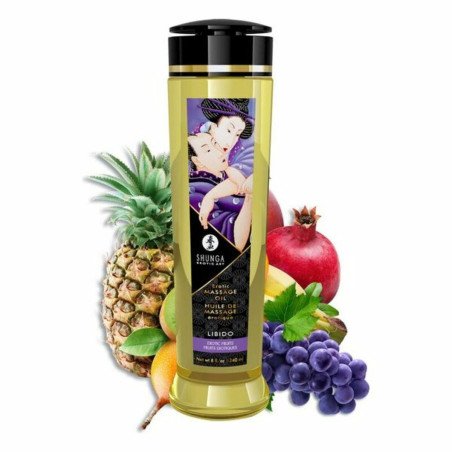 Aceite de Masaje Erótico Shunga Líbido Frutas Exóticas (240 ml)
