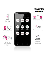 ONINDER CUTE - LOVE PLEASURE HUEVO VIBRO-WAVE TAPPING SILICONA - APP MUNDIAL GRATUITA