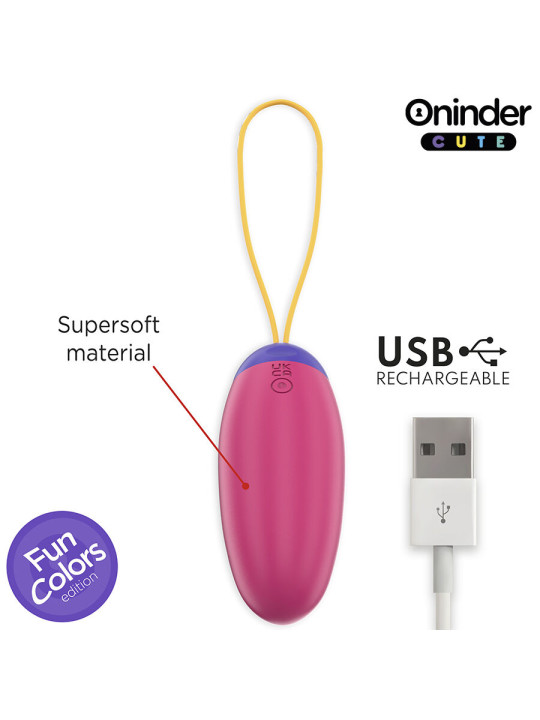ONINDER CUTE - LOVE PLEASURE HUEVO VIBRO-WAVE TAPPING SILICONA - APP MUNDIAL GRATUITA