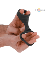 INTENSE - THEO ANILLO DOBLE PARA PENE SILICONA NEGRO MODELO 3