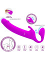 PRETTY LOVE - ZANINI DILDO STRAP-ON SIN ARNÉS 10 VIBRACIONES MORADO