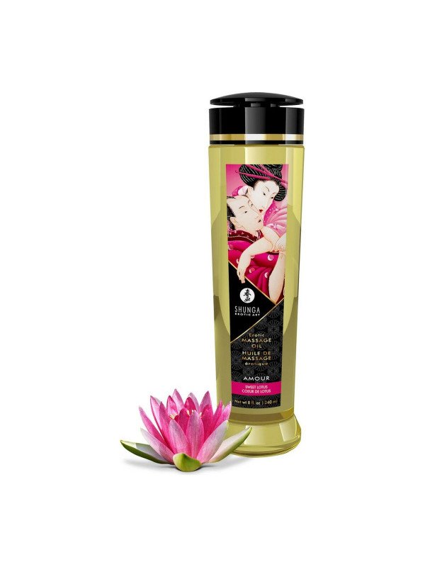 Aceite de Masaje Flor de Loto Amour Shunga (240 ml)