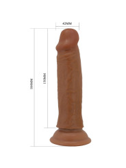 PRETTY LOVE - QUENTIN DILDO REALÍSTICO 18 CM MULATO