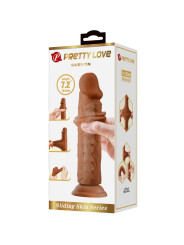 PRETTY LOVE - QUENTIN DILDO REALÍSTICO 18 CM MULATO