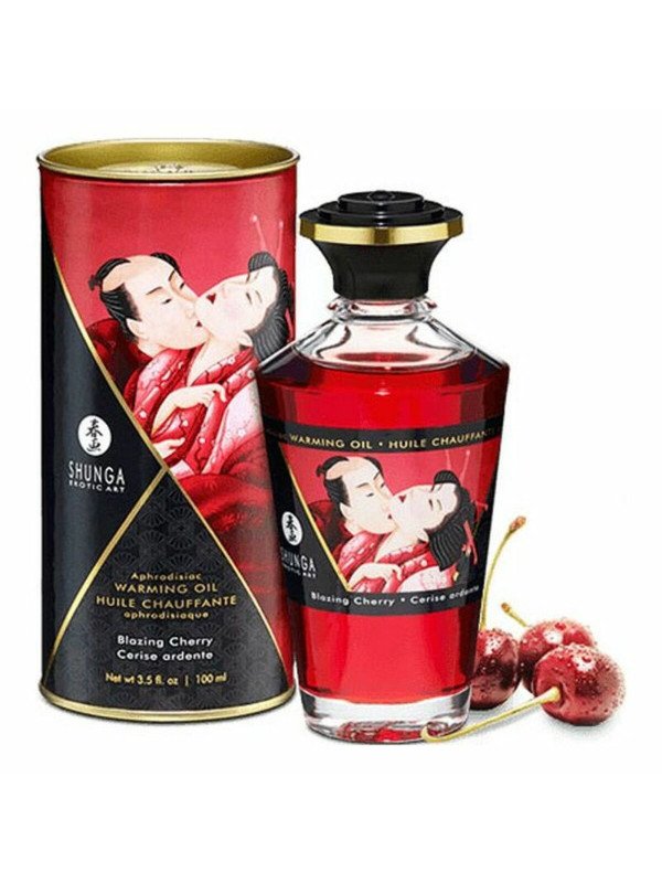 Aceite de Masaje Erótico Shunga Cereza (100 ml)