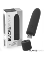 BLACK & SILVER - GERI BALA VIBRADORA RECARGABLE POR USB 8 VIBRACIONES NEGRO 10 X 2.2 CM