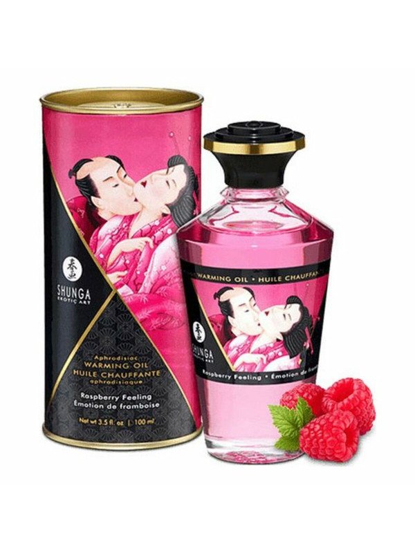 Aceite de Masaje Erótico Shunga Frambuesa (100 ml)