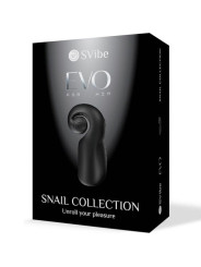 SNAIL VIBE - EVO FOR HIM MASTURBADOR MASCULINO SLIDE NROLL NEGRO