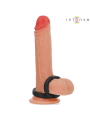 INTENSE - BOBBY ANILLO DOBLE PARA PENE SILICONA NEGRO