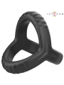 INTENSE - CARSON ANILLO DOBLE PARA PENE SILICONA NEGRO MODELO 4