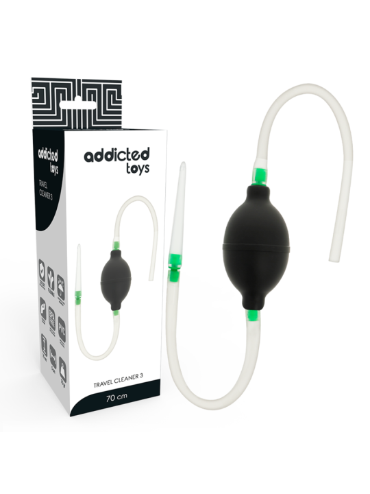 ADDICTED TOYS - KIT ENEMA NEGRO