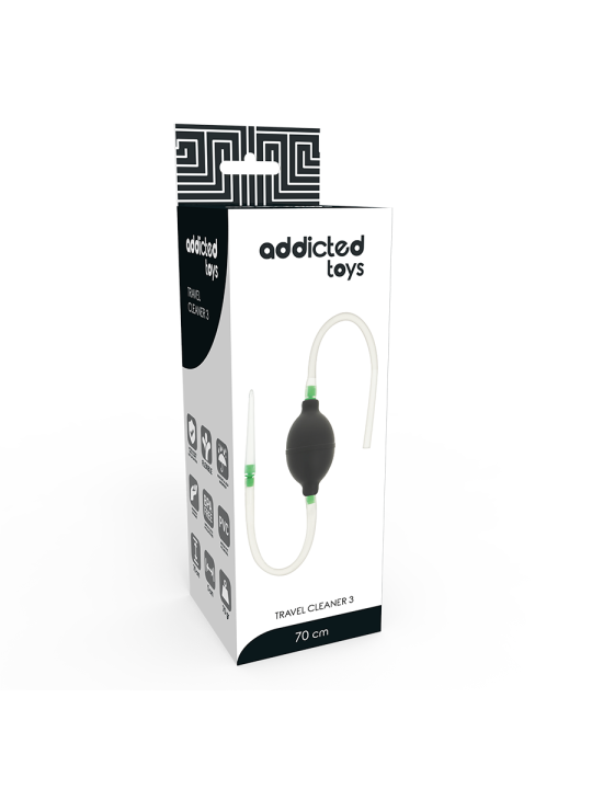 ADDICTED TOYS - KIT ENEMA NEGRO