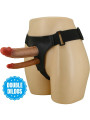PRETTY LOVE - KEAVEN HARNESS BRIEFS UNIVERSAL & COMFORTABLE DOBLE DILDO