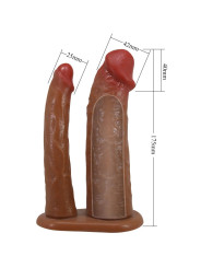 PRETTY LOVE - KEAVEN HARNESS BRIEFS UNIVERSAL & COMFORTABLE DOBLE DILDO