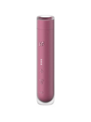 SATISFYER - FIRST KISS ESTIMULADOR CLÍTORIS POR ONDAS GRANATE