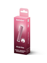SATISFYER - FIRST KISS ESTIMULADOR CLÍTORIS POR ONDAS GRANATE